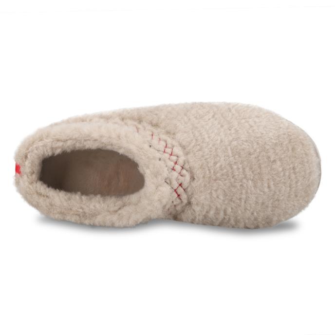 totes® Icons Ladies Borg Mule Slipper With EVA Sole Light Grey Extra Image 5